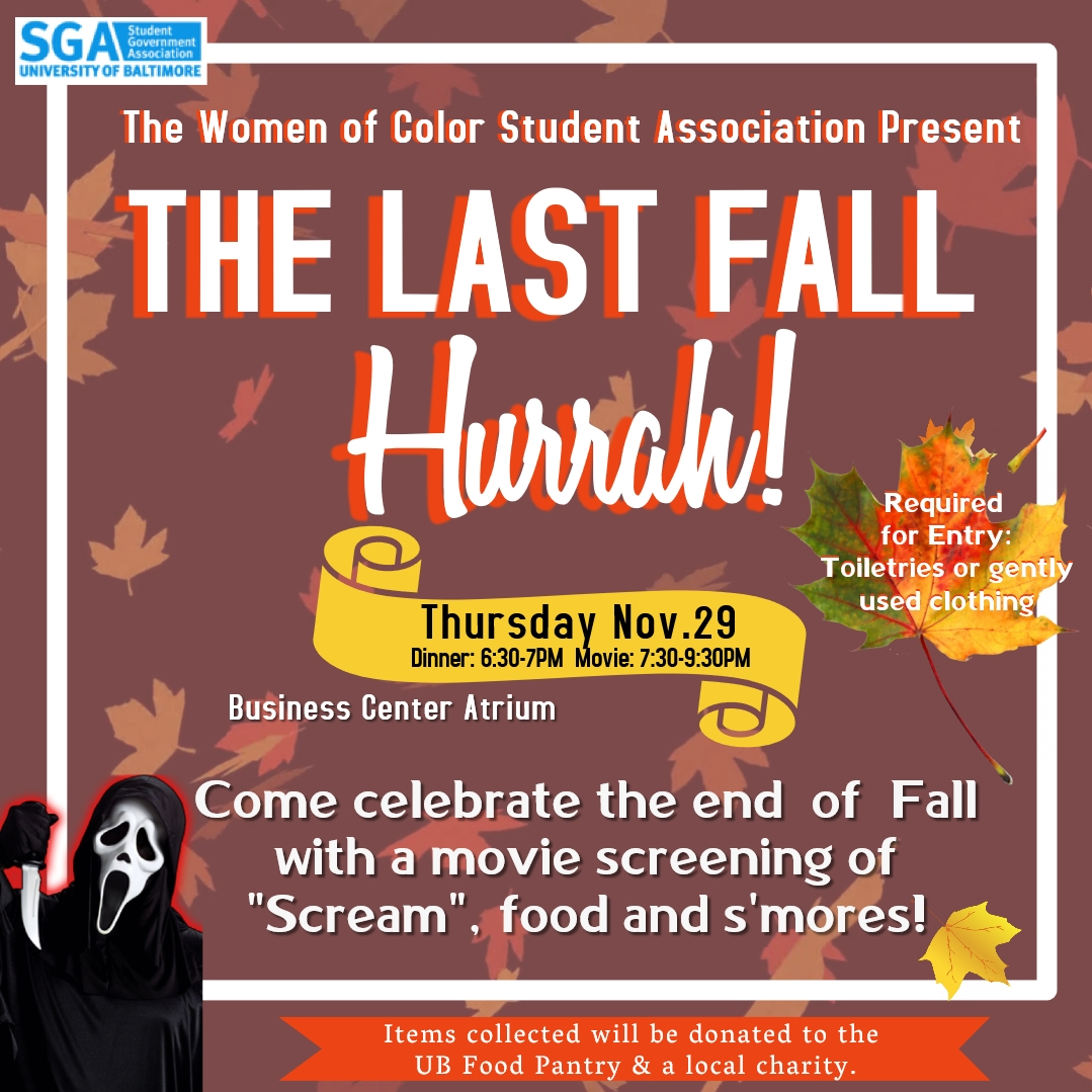The Last Fall Hurrah!-- Movie Night & Toiletry Drive
